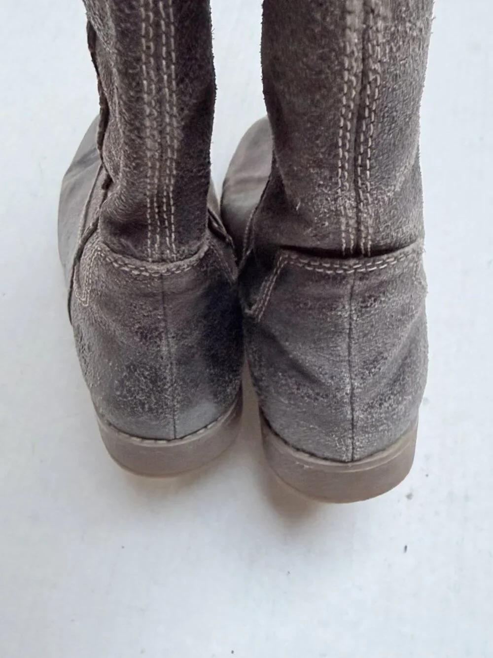 Timberland Women’s 6.5 Shoreham Fold Down Tall‎ Boots Dark Grey Vacation Boho